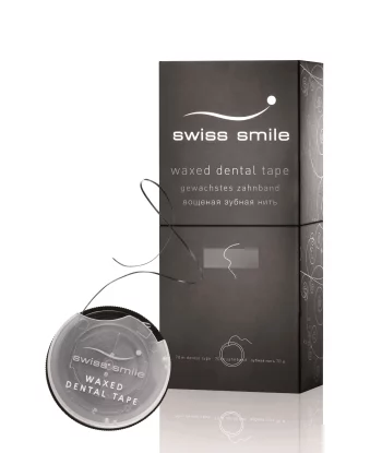SWISS SMILE Лента зубная вощеная / international version 70 м