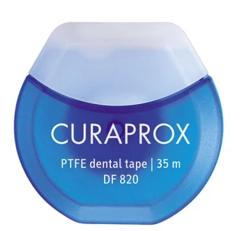CURAPROX Нить межзубная тефлоновая с хлоргексидином, 35 м