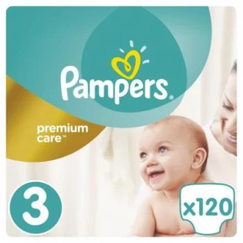 Подгузники Pampers Premium Care 3 (5-9 кг) 120 шт